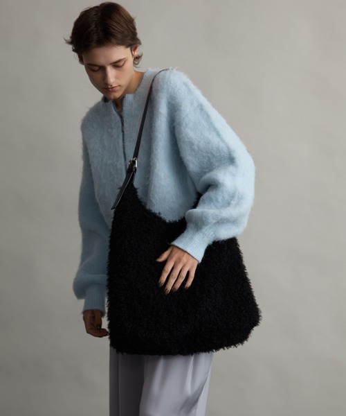 「Aunt Marie's」 ショルダーバッグ FREE モカ レディース_画像6