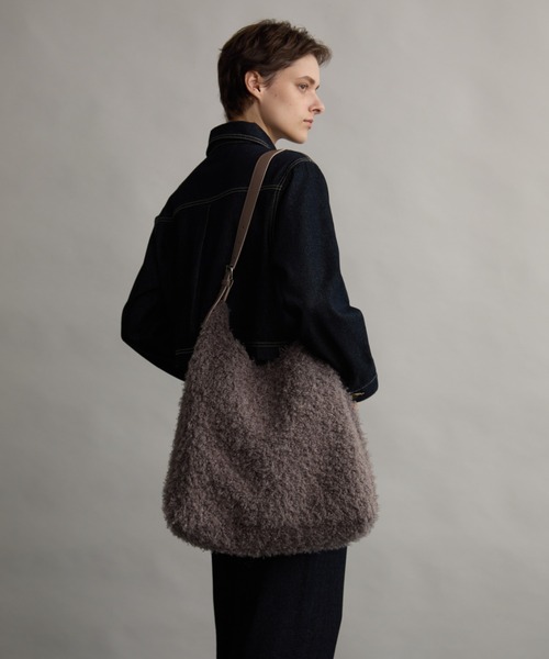 「Aunt Marie's」 ショルダーバッグ FREE モカ レディース_画像7