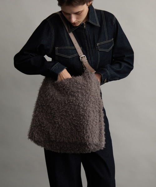 「Aunt Marie's」 ショルダーバッグ FREE モカ レディース_画像9