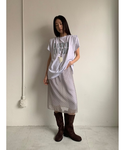 「Didot.showroom」 スカート SHORT グレー レディース_画像2