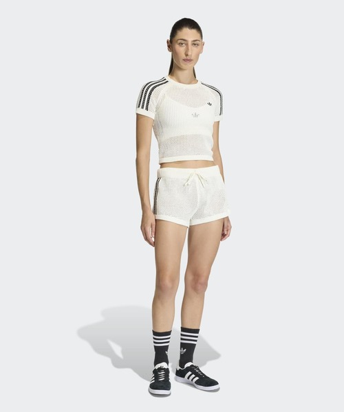 アディダス　ショートニット adidas（アディダス）の「プレミアム ニットショーツ（）」 - WEAR