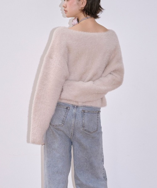 「Lil Ambition」 長袖ニット FREE クリーム レディース_画像5