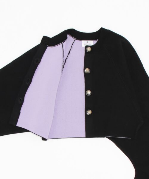 「LANVIN en Bleu」 カーディガン 38 ブルー レディース_画像4