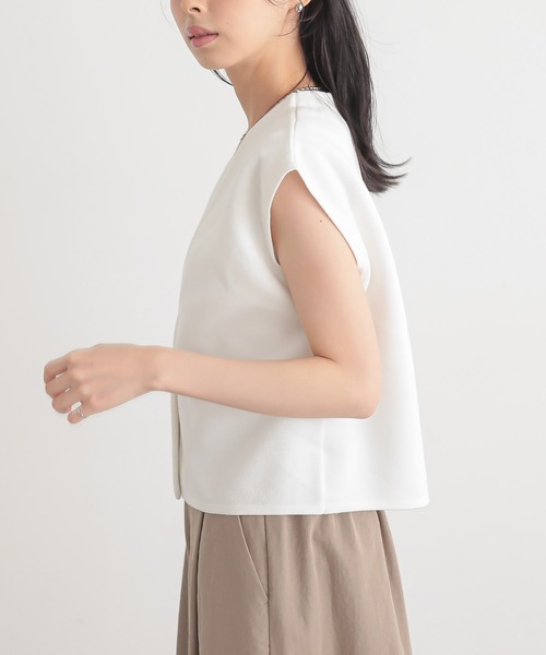 「for/c」 ベスト M ネイビー レディース_画像7