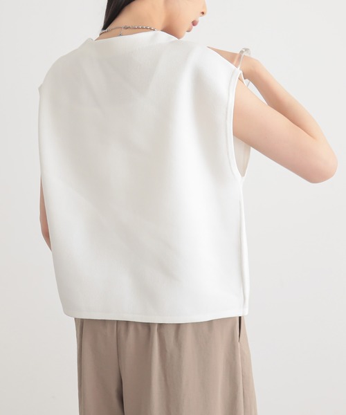 「for/c」 ベスト M ネイビー レディース_画像8