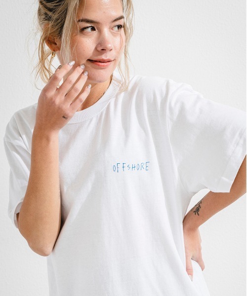 「OFFSHORE」 半袖Tシャツ L ブラック メンズ_画像2