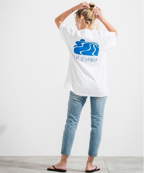 「OFFSHORE」 半袖Tシャツ L ブラック メンズ_画像6