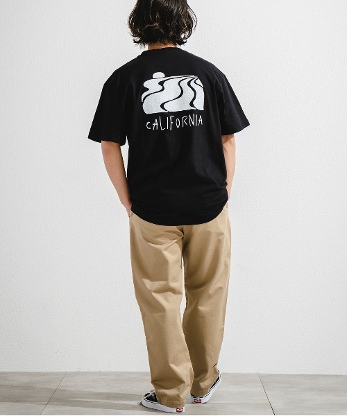 「OFFSHORE」 半袖Tシャツ L ブラック メンズ_画像9