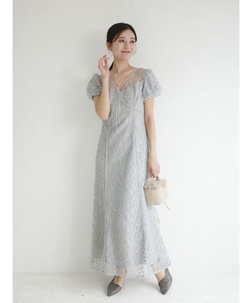 LAGUNAMOON（ラグナムーン） ドレス LADYスモールフラワーレース