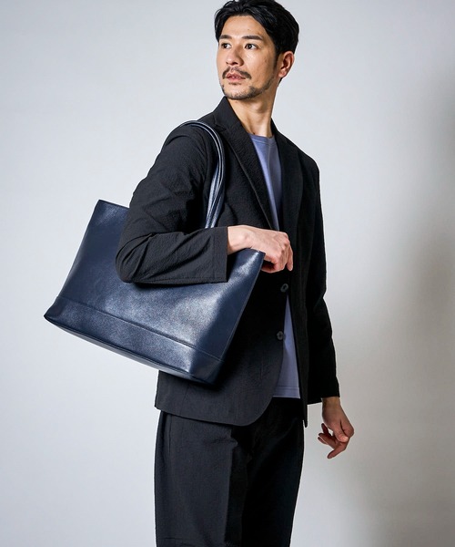 TETE HOMME（テット オム） トートバッグ × SOLATINA」カウレザー