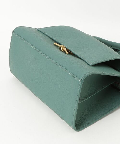 「CHARLES \u0026 KEITH」 2WAYバッグ M ブルーグリーン レディースの画像
