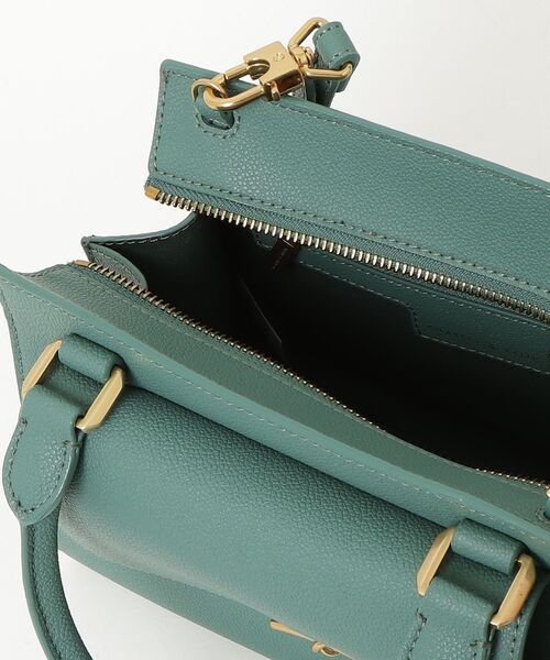 「CHARLES \u0026 KEITH」 2WAYバッグ M ブルーグリーン レディースの画像