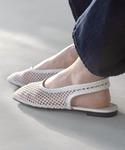 サンダル 夏 スクエアトゥ バックストラップ ...の詳細画像2