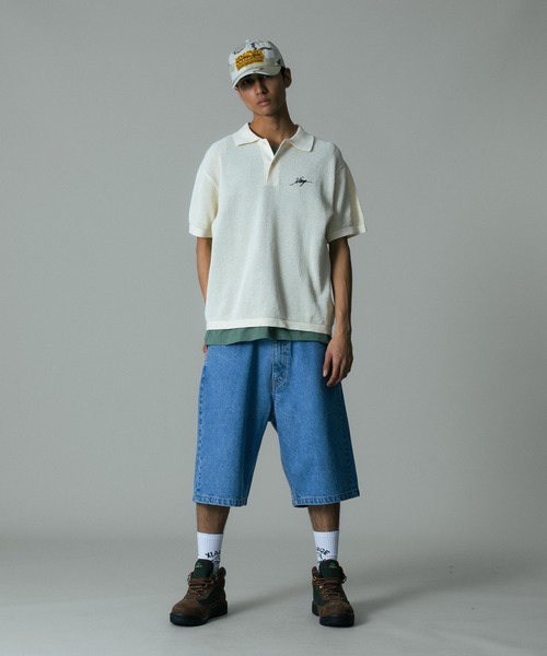 XLARGE（エクストラ ラージ） ポロシャツ MESH KNIT POLO SHIRT メンズ