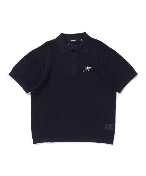 XLARGE（エクストラ ラージ） ポロシャツ MESH KNIT POLO SHIRT メンズ