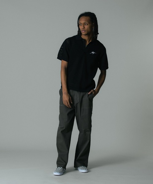 XLARGE（エクストラ ラージ） ポロシャツ MESH KNIT POLO SHIRT メンズ