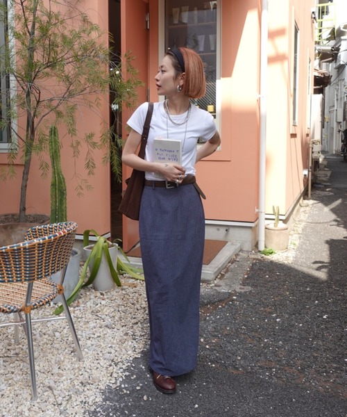 TEEN BOOP ロング スカート レトロチェックフィットSK : ZOZOTOWN
