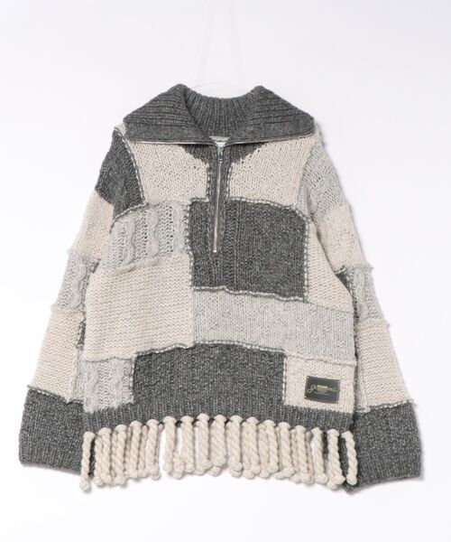 ニット セーター Wool Cotton Mix Knit Sweater K2508 レディース