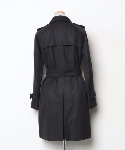 Aquascutum（アクアスキュータム） トレンチコート - ブラック