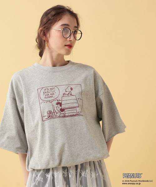 George's tシャツ 半袖 「PEANUTS」スヌーピードロストTシャツ