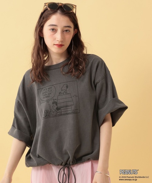 George's tシャツ 半袖 「PEANUTS」スヌーピードロストTシャツ
