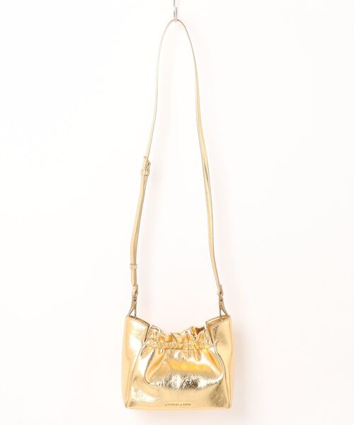 「CHARLES \u0026 KEITH」 ショルダーバッグ S ブラック レディースの画像