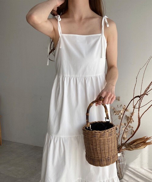 「FILLOU」 キャミソールワンピース X-LARGE ブラック レディース_画像7