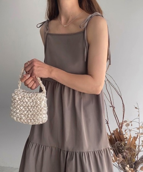 「FILLOU」 キャミソールワンピース X-LARGE ブラック レディース_画像8