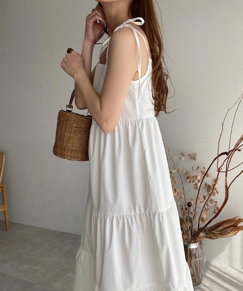 「FILLOU」 キャミソールワンピース X-LARGE ブラック レディース_画像9