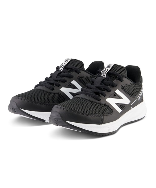 「New Balance」 「KIDS」ローカットスニーカー 18cm ブラック キッズ_画像4