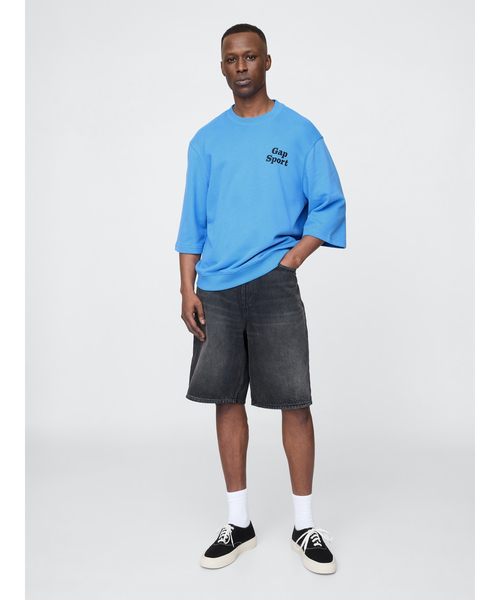 「GAP」 スウェットカットソー X-SMALL オレンジ メンズ_画像5