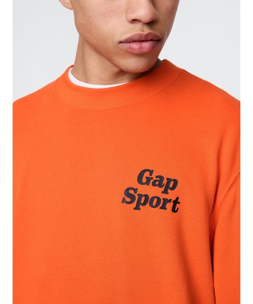「GAP」 スウェットカットソー X-SMALL オレンジ メンズ_画像9