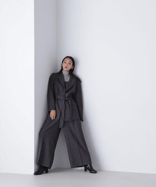 「NATURAL BEAUTY BASIC」 テーラードジャケット SMALL グレー系その他 レディースの画像