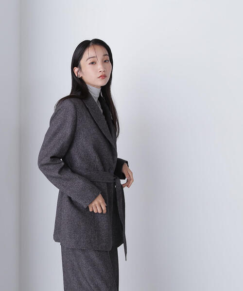 「NATURAL BEAUTY BASIC」 テーラードジャケット SMALL グレー系その他 レディースの画像