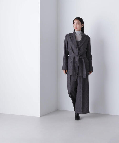 「NATURAL BEAUTY BASIC」 テーラードジャケット SMALL グレー系その他 レディースの画像