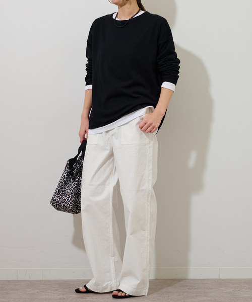 「JOURNAL STANDARD relume」 カーゴパンツ 34 ネイビー レディース_画像3