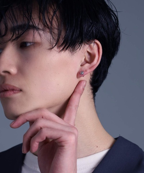 「LION HEART」 ピアス(片耳用) ONE SIZE シルバー メンズ_画像5