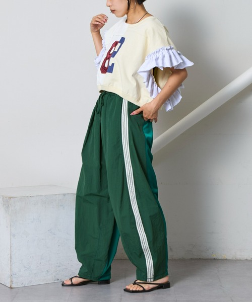 「etsinta」 半袖カットソー ONE SIZE チャコールグレー レディース_画像9