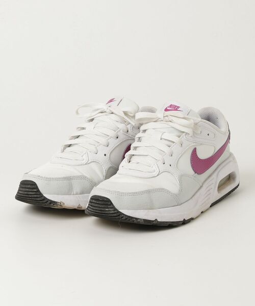 NIKE（ナイキ） シューズ 23.5cm ホワイト×パープル レディース 