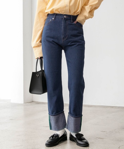 「BONLECILL」 デニムパンツ M グレー レディース_画像9