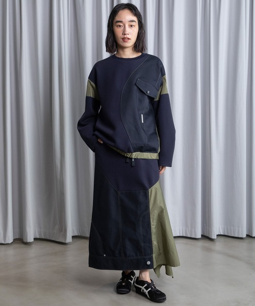 「MARECHAL TERRE」 長袖カットソー MEDIUM ブラック レディース_画像5