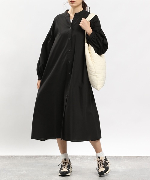 「GLOBAL WORK Smile Seed Store」 長袖ワンピース MEDIUM ブルー系その他5 レディース_画像2