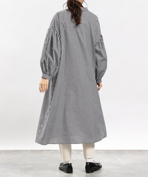 「GLOBAL WORK Smile Seed Store」 長袖ワンピース MEDIUM ブルー系その他5 レディース_画像9