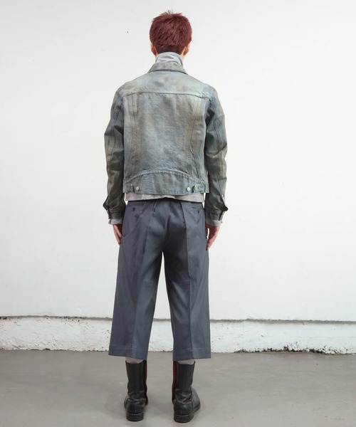 デニムジャケット gジャン DENIM TRUCKER JACKET メンズの画像