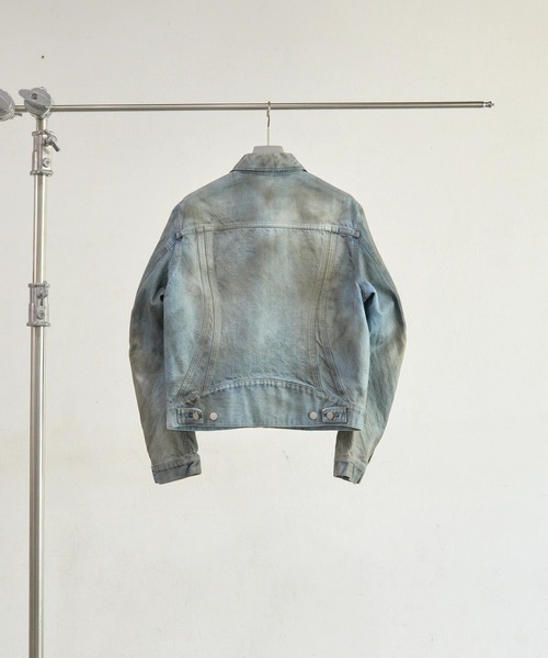 デニムジャケット gジャン DENIM TRUCKER JACKET メンズの画像