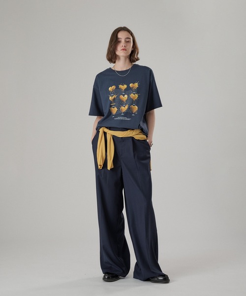 メルティングハートシャツ ONCILY（オンシェリー） tシャツ MELTING HEART GRAPHIC T-SHIRT