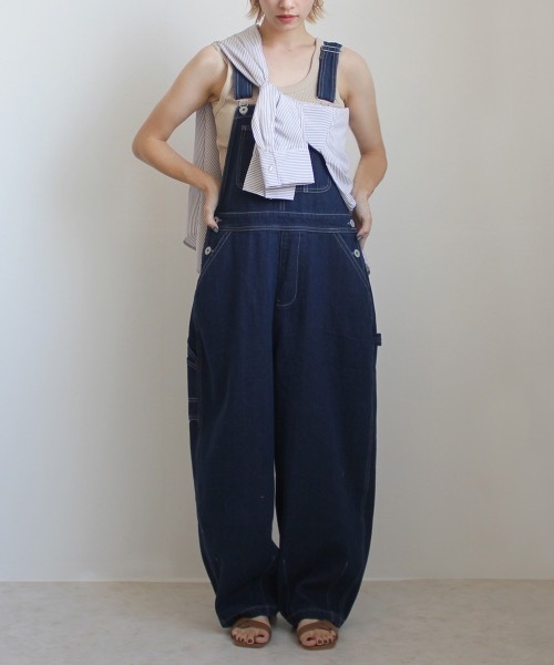 「SELECT LEVERY」 オーバーオール SMALL ホワイト レディース_画像2