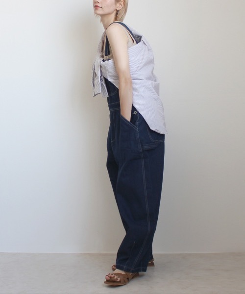 「SELECT LEVERY」 オーバーオール SMALL ホワイト レディース_画像3