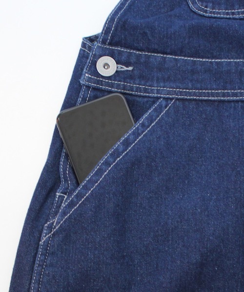 「SELECT LEVERY」 オーバーオール SMALL ホワイト レディース_画像7