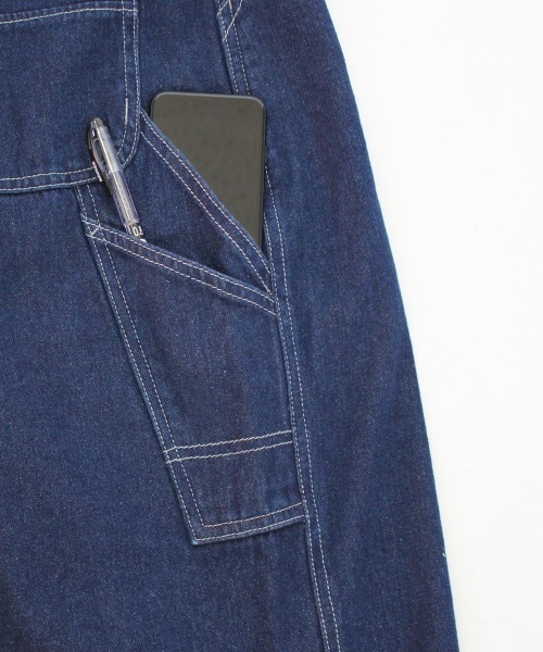 「SELECT LEVERY」 オーバーオール SMALL ホワイト レディース_画像9